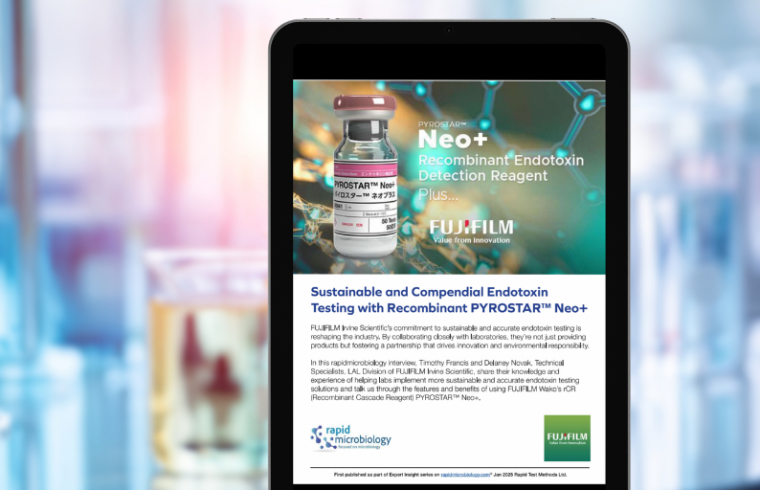 Ebook: How utilizing FUJIFILM Wako Pyrostar Neo+ can improve the accuracy and sustainability of endotoxin testing.