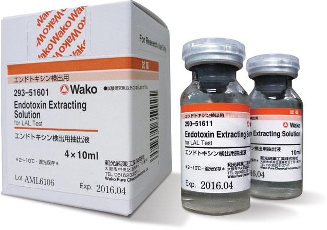 Solución extractora de endotoxina para ensayos del LAL